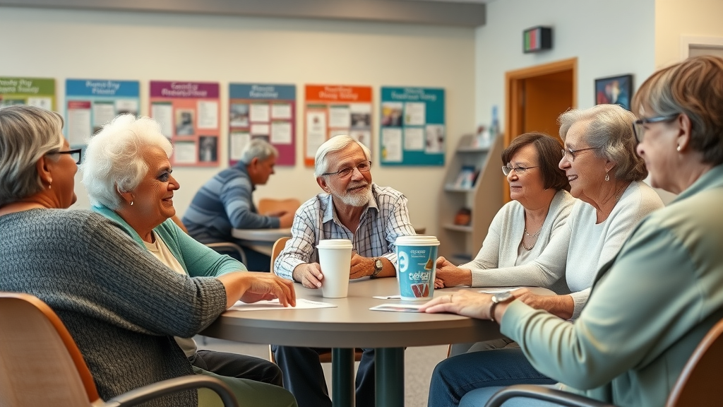 Muskegon senior health insurance community care resources for older adults at busy center