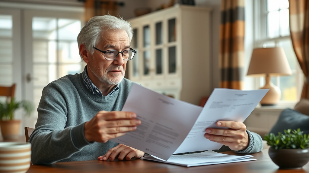 Muskegon seniors comparing health insurance and care insurance options at home